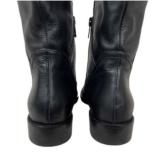 Napoleoni Italy Riding Style Boots Size 36 Black Leather Equestrian - Picture 6 of 12